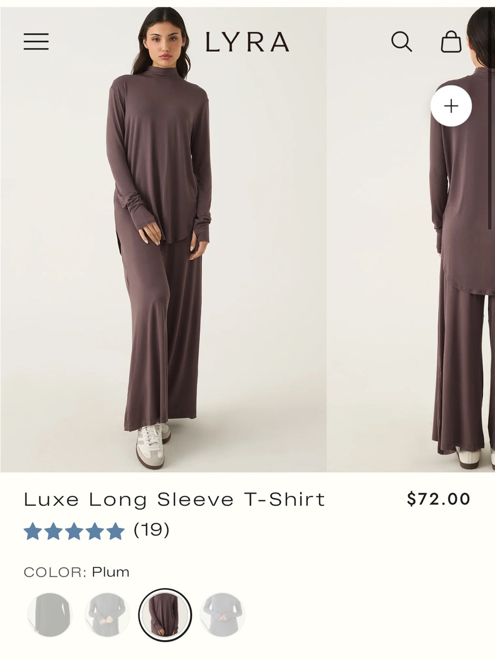 Lyra modest brown long sleeve new